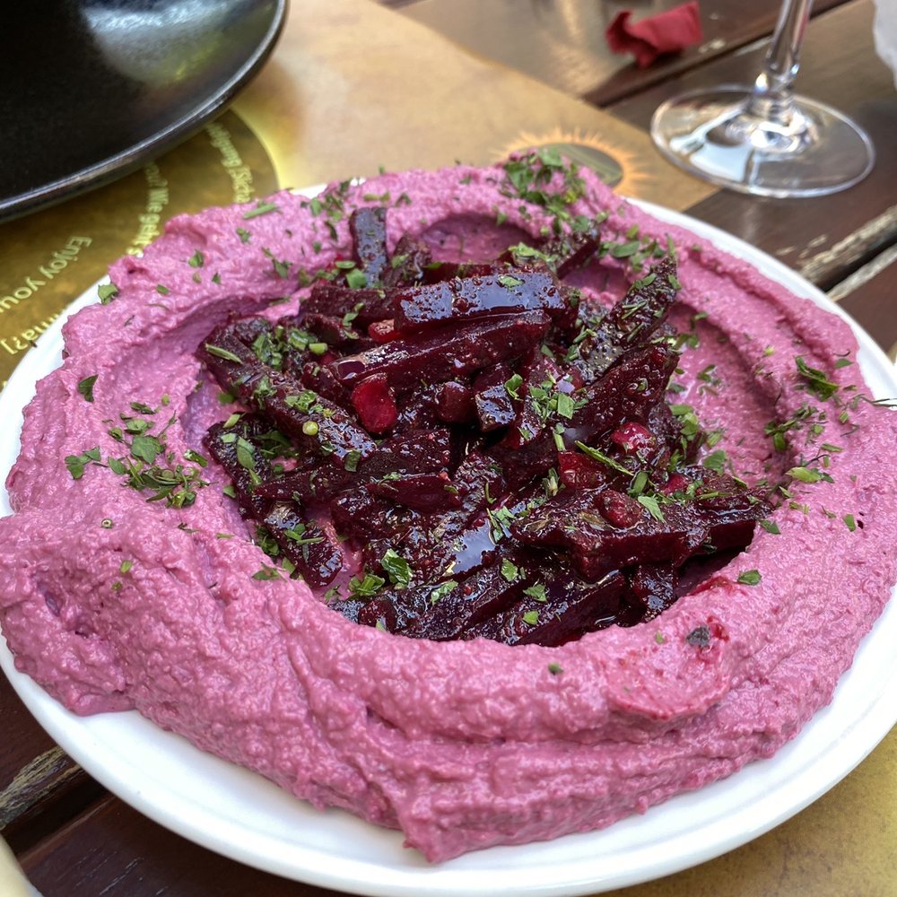 Eclipse Grillbar - Rote Beete Hummus - Israeli Near Me - Munich, BY