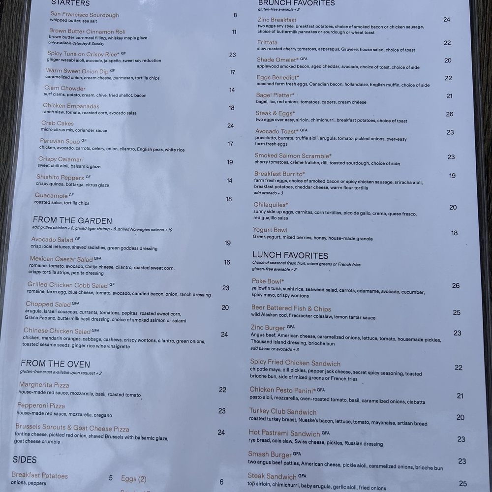 zinc@shade - New American Near Me - Manhattan Beach, California zinc@shade - New American Near Me - Manhattan Beach, California