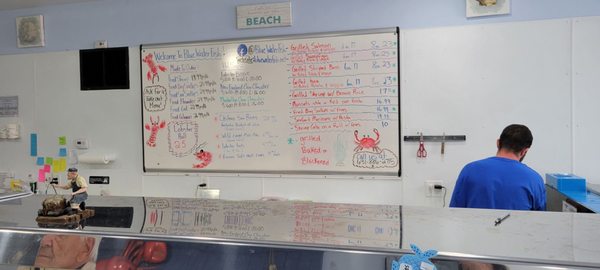 Blue Water Fish by null