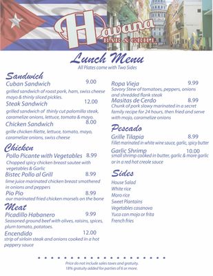 Havana Bar & Grill Cuban Cuisine by null