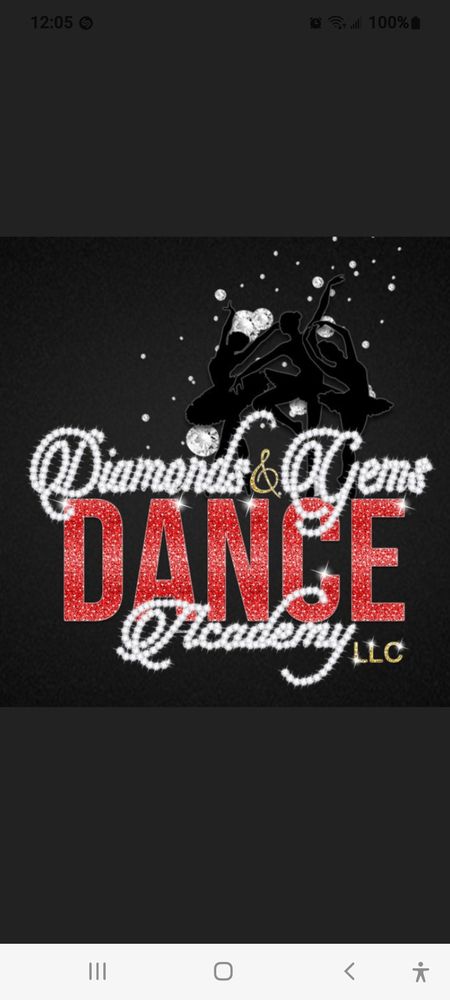 Diamonds & Gems Dance Studio Logo