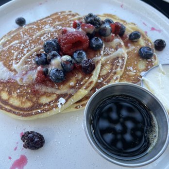 Ox & Ocean - Lemon burrata pancakes - Breakfast & Brunch Near Me - Oxnard, California