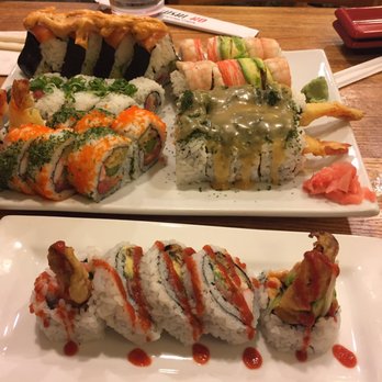 Sushi Ko - Volcano, 007, Crazy, Choi's special, Christmas, and spicy Spider-Man in top to bottom order. Do not recommend their sushi AT ALL - Sushi Bars Near Me - Farmington Hills, Michigan Sushi Ko - Volcano, 007, Crazy, Choi's special, Christmas, and spicy Spider-Man in top to bottom order. Do not recommend their sushi AT ALL - Sushi Bars Near Me - Farmington Hills, Michigan