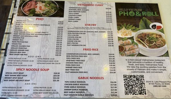 Menu photo 4 Hello Vietnam Pho & Roll Peoria, AZ Menu photo 4 Hello Vietnam Pho & Roll Peoria, AZ