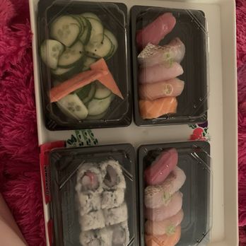 Addison Sushi 469 - 10 Piece Nigiri Assortment Yellowtail Roll Cucumber Salad - Sushi Bars Near Me - Addison, Texas