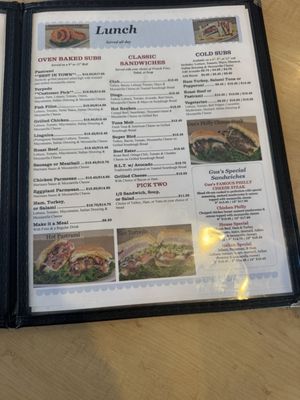 Menu photo 4 Gus's Subs & Pizza La Mesa, CA