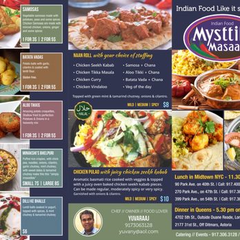 Mysttik Masaala - Menu - Indian Near Me - Queens, New York