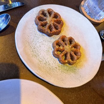 Atoma - Rosette cookies with walla walla onion jam - New American Near Me - Seattle, Washington