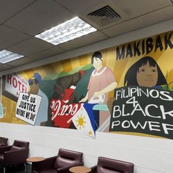 SDSU University Library - Mural in the 24/7 Study Area (left)
