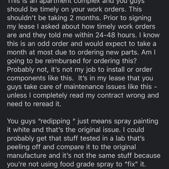 Estates at New Albany Apartments & Townhomes - Email 5: Me frustrated with their laziness; unwilling to come out 2 months prior and seeing what was wrong til this email - Apartments Near Me - New Albany, Ohio Estates at New Albany Apartments & Townhomes - Email 5: Me frustrated with their laziness; unwilling to come out 2 months prior and seeing what was wrong til this email - Apartments Near Me - New Albany, Ohio