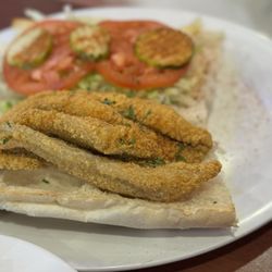 Voodoo Gumbo - Fried Catfish Poboy