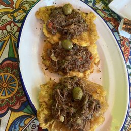Tostones Con Ropa Vieja