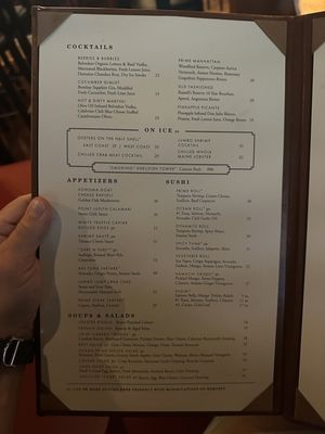Menu photo 6 Ocean Prime New York, NY
