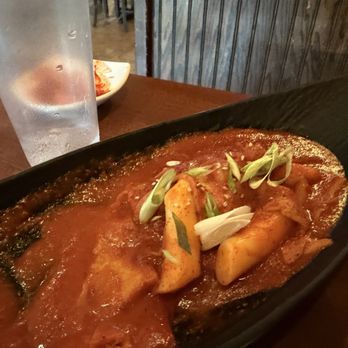Myung Ga Tofu & BBQ - Sorry, already ate some. What's left of the teok bokki and fish cake! - Korean Near Me - Weston, Florida Myung Ga Tofu & BBQ - Sorry, already ate some. What's left of the teok bokki and fish cake! - Korean Near Me - Weston, Florida