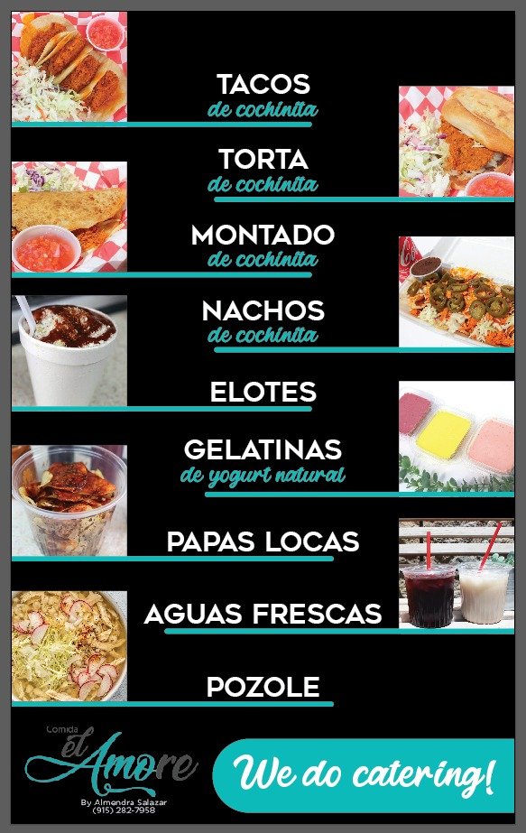 COMIDA EL AMORE BY ALMENDRA El Paso, Texas Food Trucks Restaurant