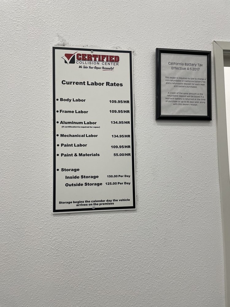 CERTIFIED COLLISION CENTER Updated August 2024 22 Photos & 27