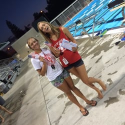 Reedley Aquatic Center - Olympic Night at the Pool!! Making lap swim fun
