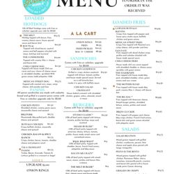 Studio 66 Cafe - Lunch menu 10:30am-4:30pm (ask about our vegetarian options)