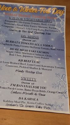 Menu photo 6 Kapa Hale Honolulu, HI Menu photo 6 Kapa Hale Honolulu, HI
