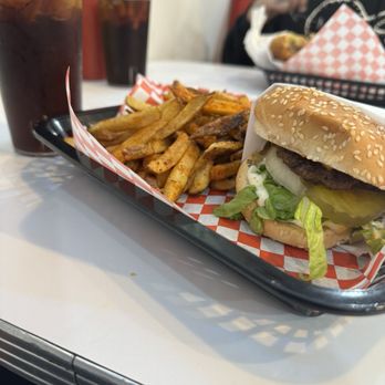 D-Town Burger Bar - 1. Burger Combo - Burgers Near Me - Los Angeles, California D-Town Burger Bar - 1. Burger Combo - Burgers Near Me - Los Angeles, California