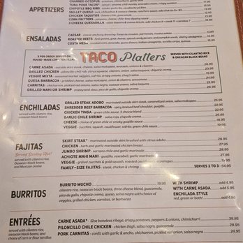 El Segundo Sol - Menu1 - Mexican Near Me - Las Vegas, Nevada