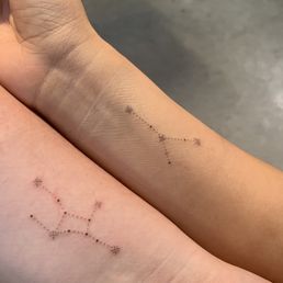 Kevin's constellation tattoos for us! Kevin's constellation tattoos for us!