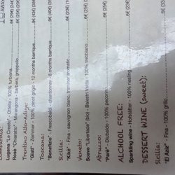 Enoteca Principessa - The wine list, the presentation and location.