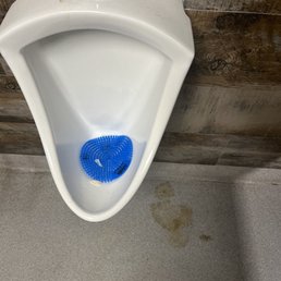 Restrooms seemed untouched