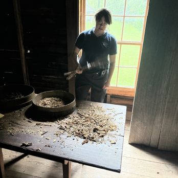 Duke Homestead State Historic Site - Explanation of tabacco processing - Landmarks & Historical Buildings Near Me - Durham, North Carolina Duke Homestead State Historic Site - Explanation of tabacco processing - Landmarks & Historical Buildings Near Me - Durham, North Carolina