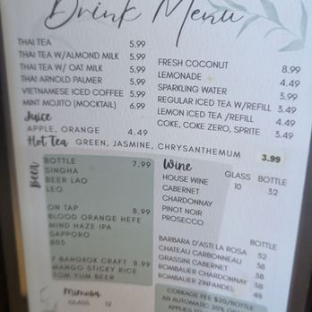 Basil & Co - Drink menu - Thai Near Me - Diamond Bar, California Basil & Co - Drink menu - Thai Near Me - Diamond Bar, California