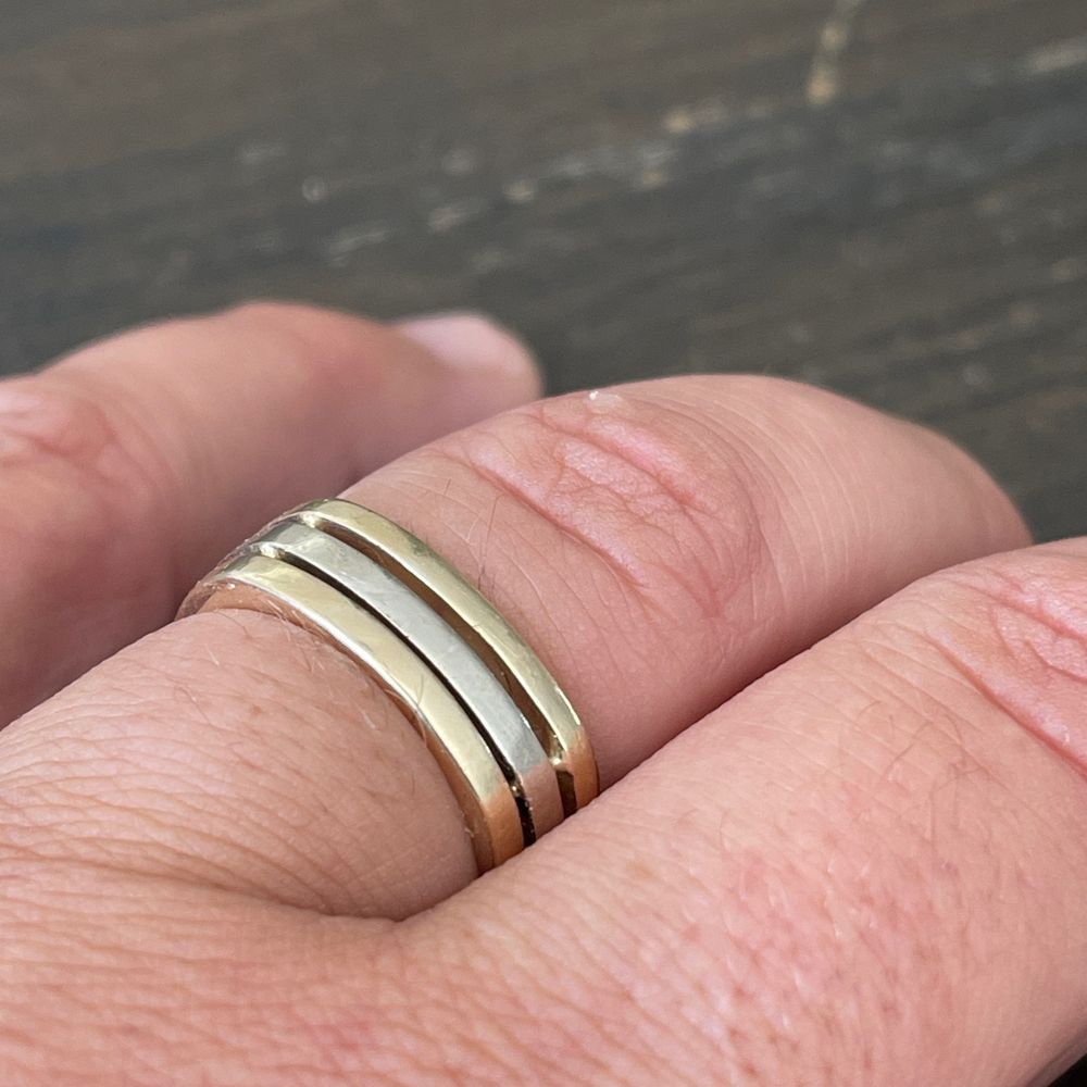 Michael's Creative Jewelry - My wedding band. 14k yellow and white gold. - Jewelry Near Me - Chandler, Arizona Michael's Creative Jewelry - My wedding band. 14k yellow and white gold. - Jewelry Near Me - Chandler, Arizona