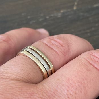 Michael's Creative Jewelry - My wedding band. 14k yellow and white gold. - Jewelry Near Me - Chandler, Arizona Michael's Creative Jewelry - My wedding band. 14k yellow and white gold. - Jewelry Near Me - Chandler, Arizona