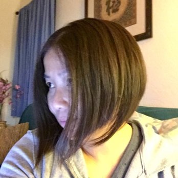 Salon ONE 9 - I went from a long almost waist length hair to this nice hair cut . Thank you Jeanne  my new hair do. - Makeup Artists Near Me - Walnut, California