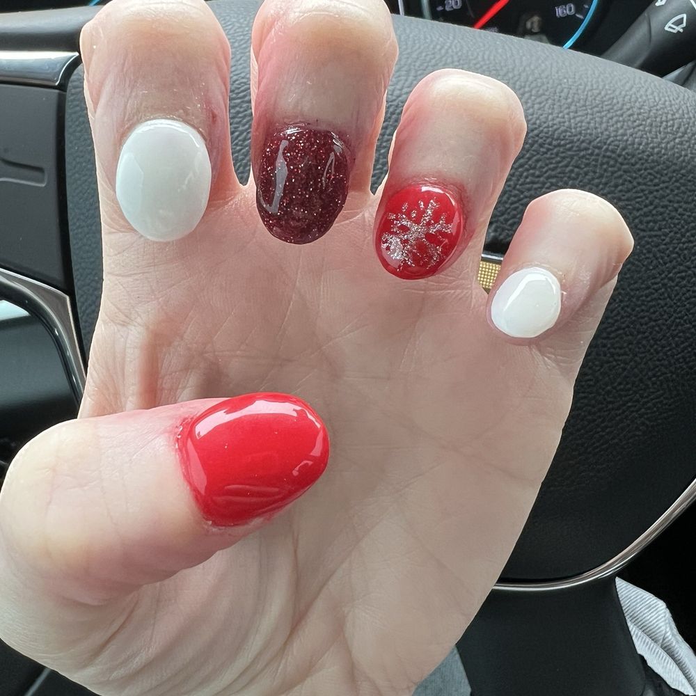 A N NAILS AND SPA - Off shaped not even and all around horribly done - Nail Technicians Near Me A N NAILS AND SPA - Off shaped not even and all around horribly done - Nail Technicians Near Me