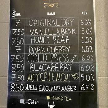 Locust Cider - Menu - partial - Cideries Near Me - Woodinville, Washington Locust Cider - Menu - partial - Cideries Near Me - Woodinville, Washington