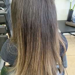 My hair started to grow back again after the first visit to her salon. My hair started to grow back again after the first visit to her salon.