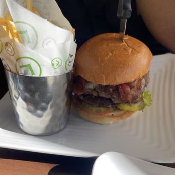 Liberty Burger - Liberty burger with fries - Burgers Near Me - Jackson, Wyoming