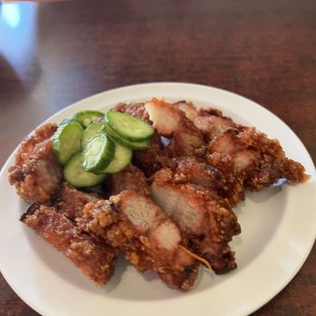 Corner Beef Noodle House - Fried monascus pork - Taiwanese Near Me - El Monte, California Corner Beef Noodle House - Fried monascus pork - Taiwanese Near Me - El Monte, California