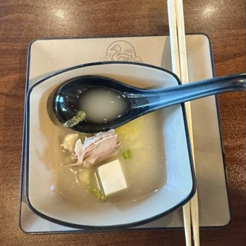 Duck & Dumpling - Complimentary duck soup - Noodles Near Me - San Antonio, Texas