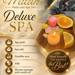 Milan Nails & Spa - Deluxe spa pedi Massge 30 min by candle
