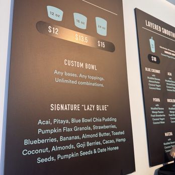 Blue Bowl Superfoods - Custom bowls, set price, unlimited toppings etc - Acai Bowls Near Me - Riverside, California