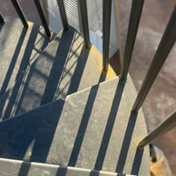 B&S construction - Stairs they didn't use the correct primer or paint - General Contractors Near Me - Montebello, California
