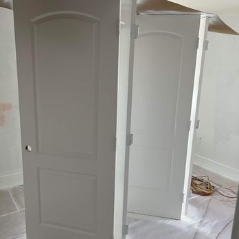 Rolling Sea Painting - Interior doors painting in progress - Painters Near Me