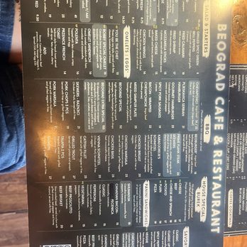 Cafe Beograd - Menu - Coffee & Tea Near Me - Chicago, Illinois