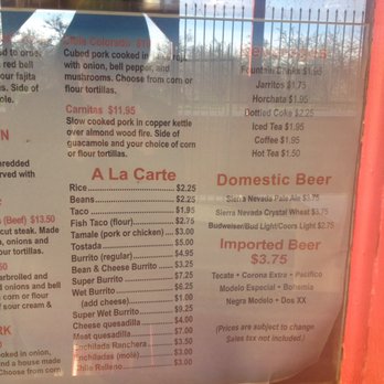Taqueria Los Amigos - a menu for a taqueria - Mexican Near Me - Chico, California Taqueria Los Amigos - a menu for a taqueria - Mexican Near Me - Chico, California
