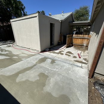 Custom Concrete Works - After cement completed - Masonry/Concrete Near Me