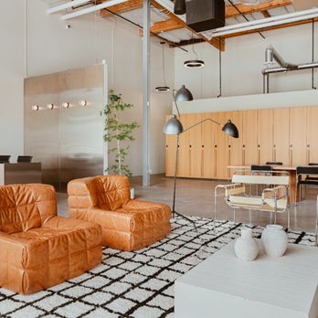 Ever Club - Entrance seating at Even House - Golf Near Me - Tustin, California Ever Club - Entrance seating at Even House - Golf Near Me - Tustin, California