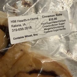 HIM Hearth-N-Home Cooking - Cinnamon rolls ( no icing )
