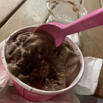 Dunkin' - Chocolate almond. Reminded me of a Hershey bar - Donuts Near Me - Fort Lauderdale, Florida Dunkin' - Chocolate almond. Reminded me of a Hershey bar - Donuts Near Me - Fort Lauderdale, Florida