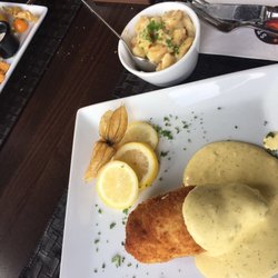 Steakn more - Hauptgang: Hähnchen Cordon Bleu mit Kartoffelgratain